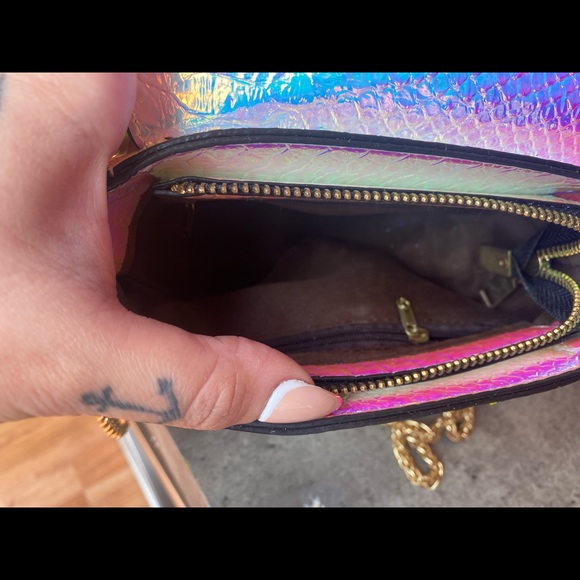 Unicorn colored mini crossbody purse - Picture 3 of 4